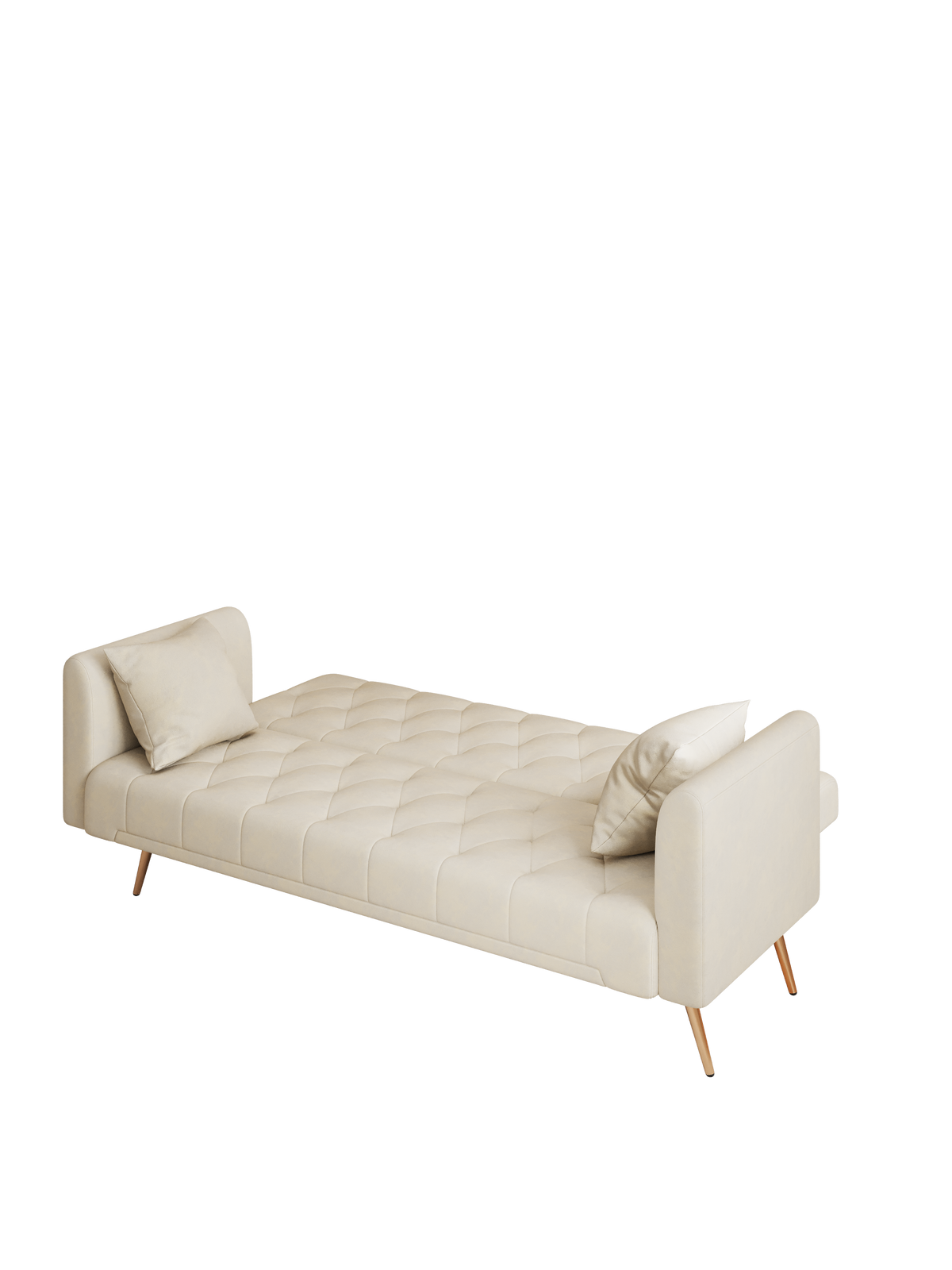 Beige Convertible Sofa Bed U50504