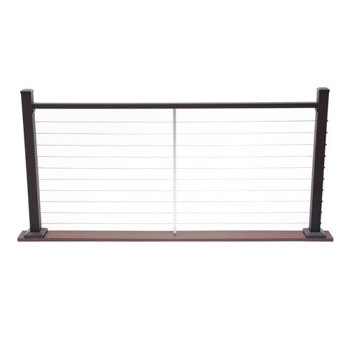 Textured Bronze Cable Railing System B170