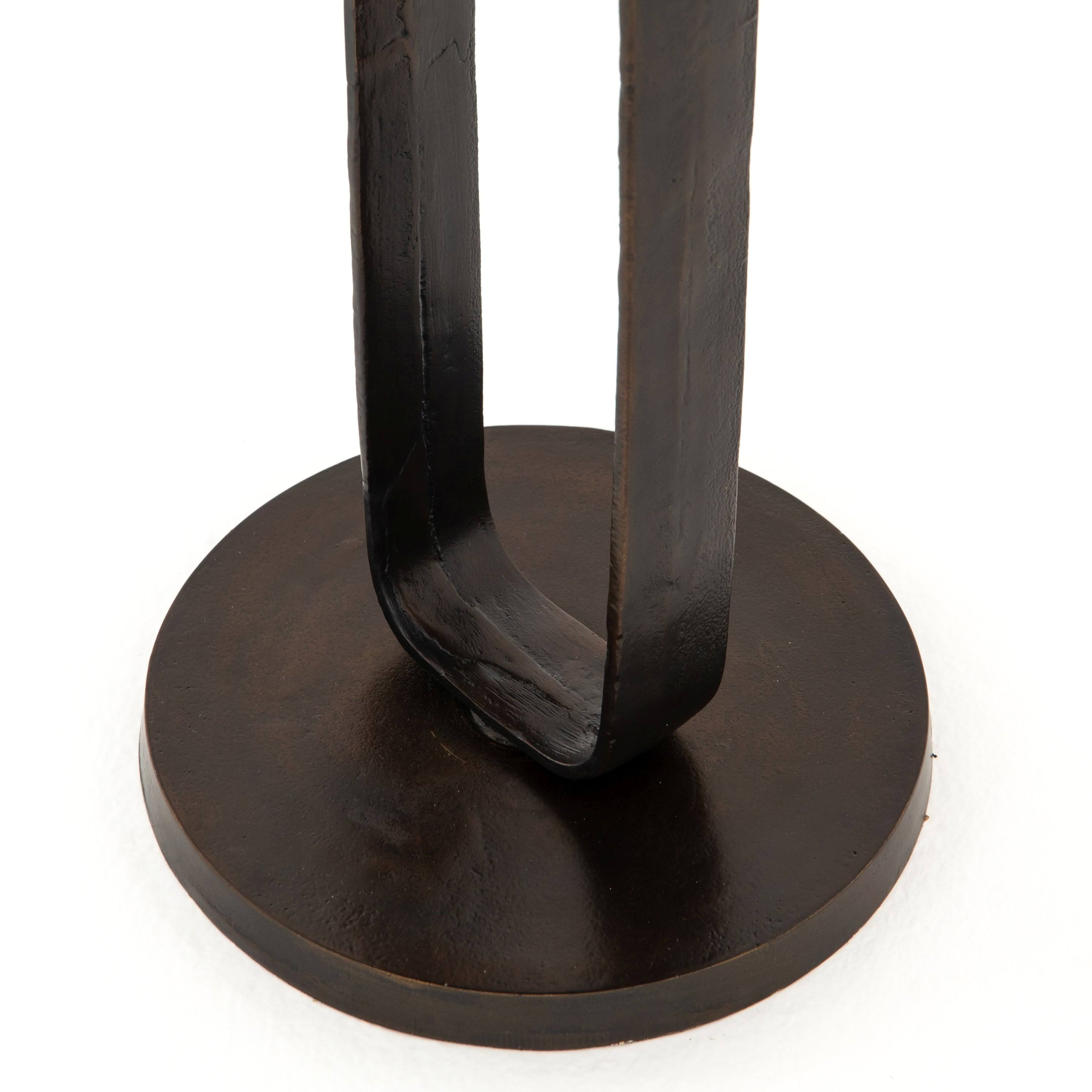 Antique Rust End Table J19410