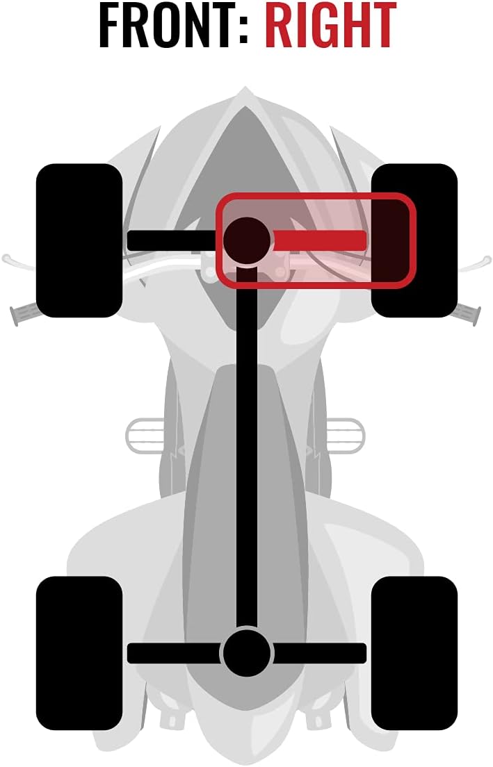 Front Right Axle for Can-Am Maverick 1000 4X4 F519