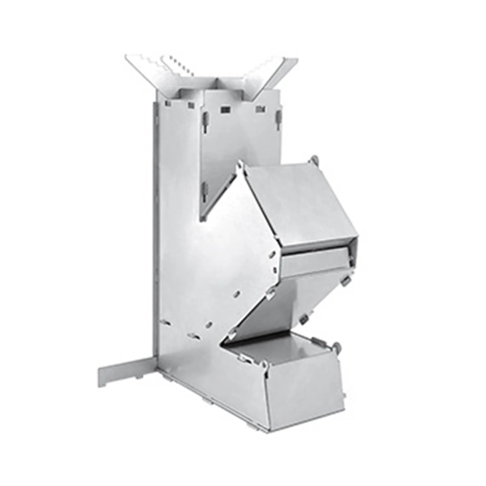 Collapsible Stainless Steel Wood Burning Stove Q748935