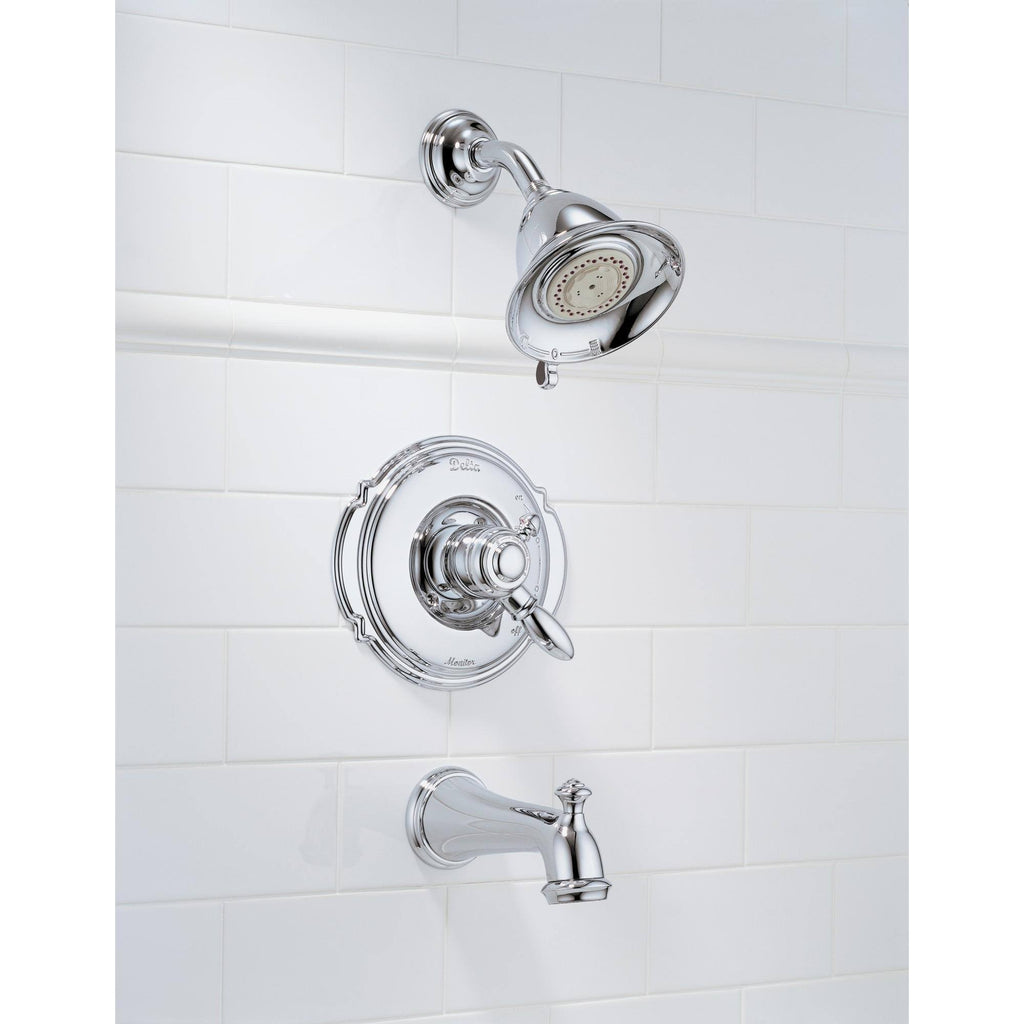 Victorian Tub and Shower Trim Stainless Q8407