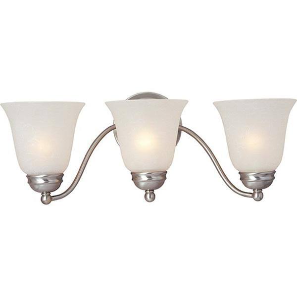 3-Light Bracket Light in Satin Nickel D551