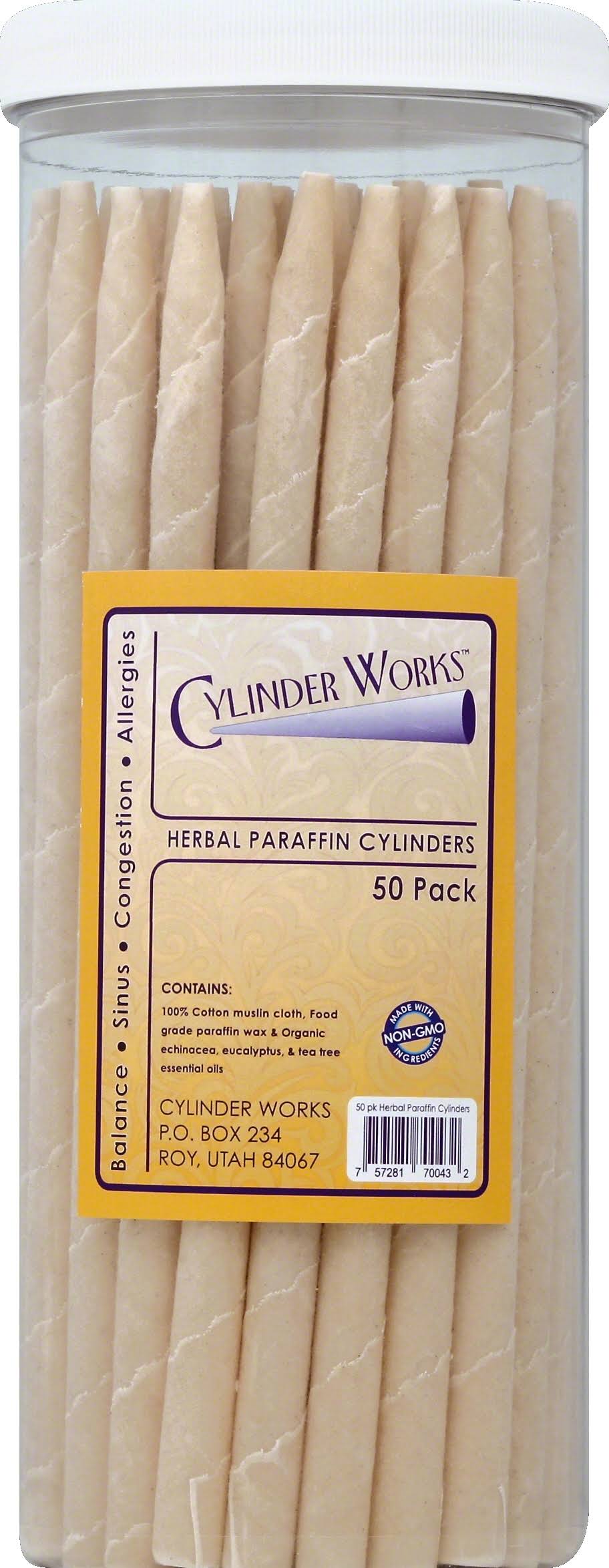 50 Cylinders Herbal Paraffin Cylinders K963373