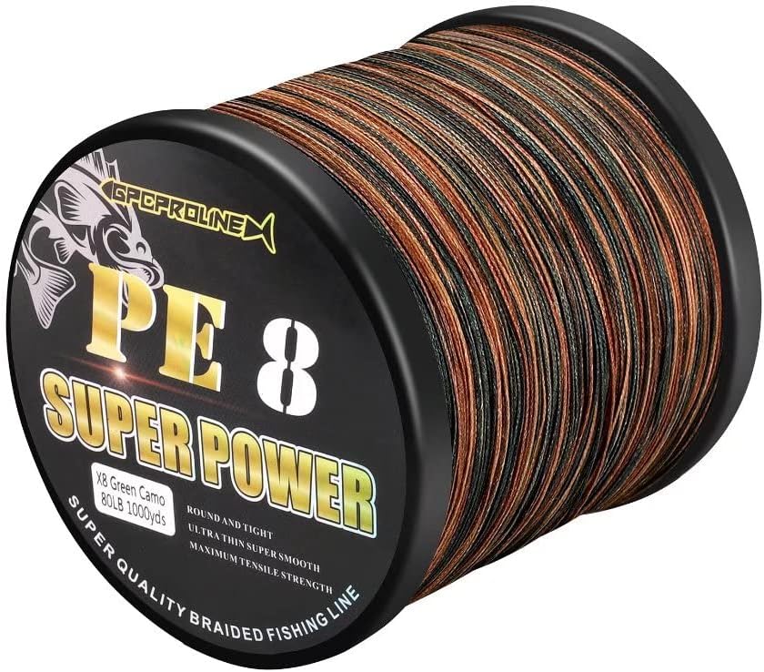 Braided Fishing Line PE 10LB/15LB/20LB/30LB/50LB/80LB/100LB Pack of 2 U3690