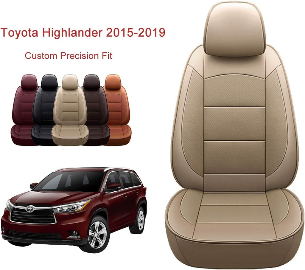 Black PU Leather Seat Cover for Highlander 40/60 Bench 2nd Row N719747