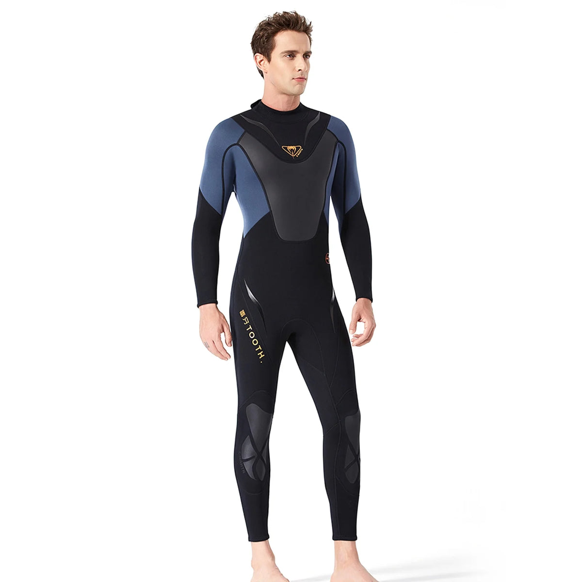 3mm Neoprene Full-body Wetsuit with Back Zipper R116