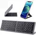 Foldable Bluetooth Keyboard with Numeric Keypad, Dark Grey Pack of 2 V35254