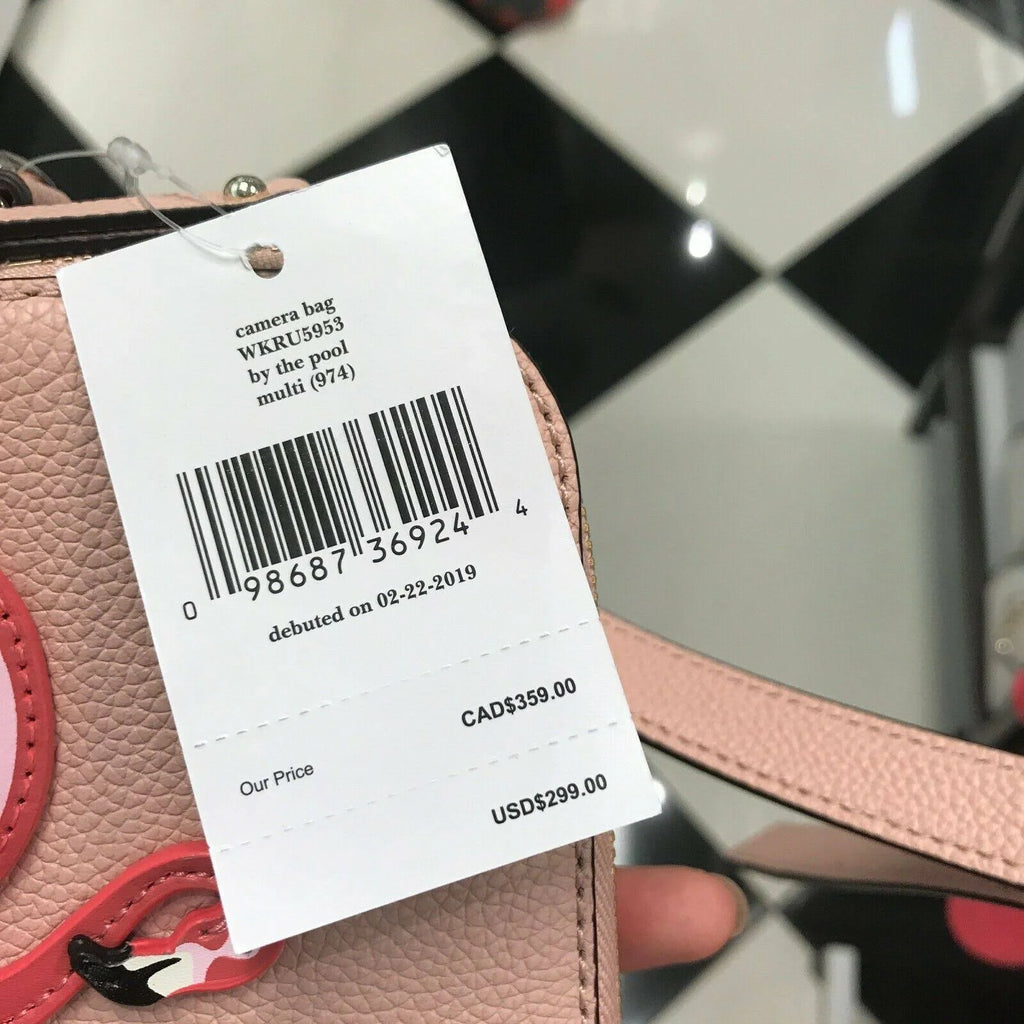 Flamingo Crossbody Camera Bag D2538