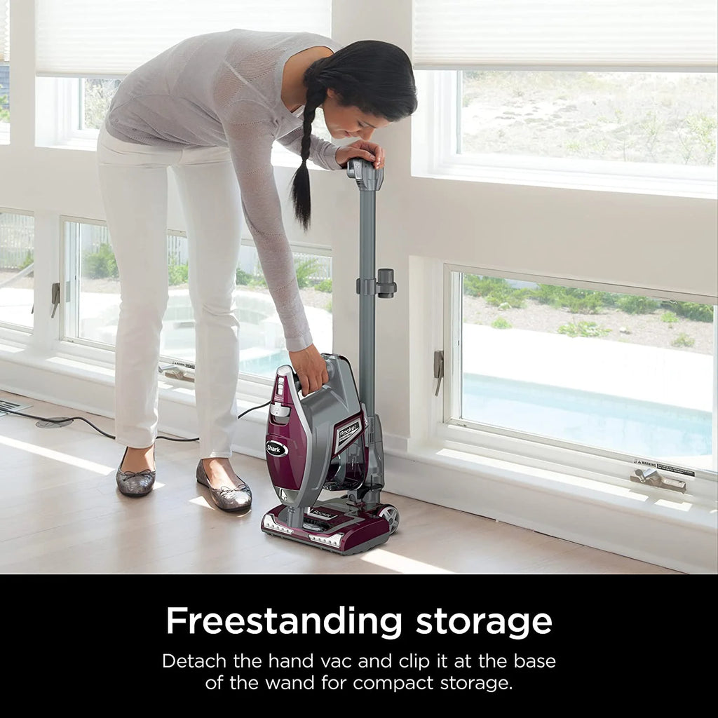 Corded Stick Vacuum with LED Headlights, XL Dust Cup, Pet Attachments D78676