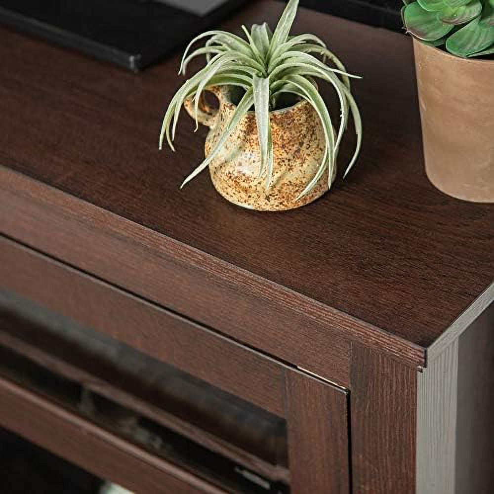 Grey Wood Corner TV Stand 44 Inch M868431