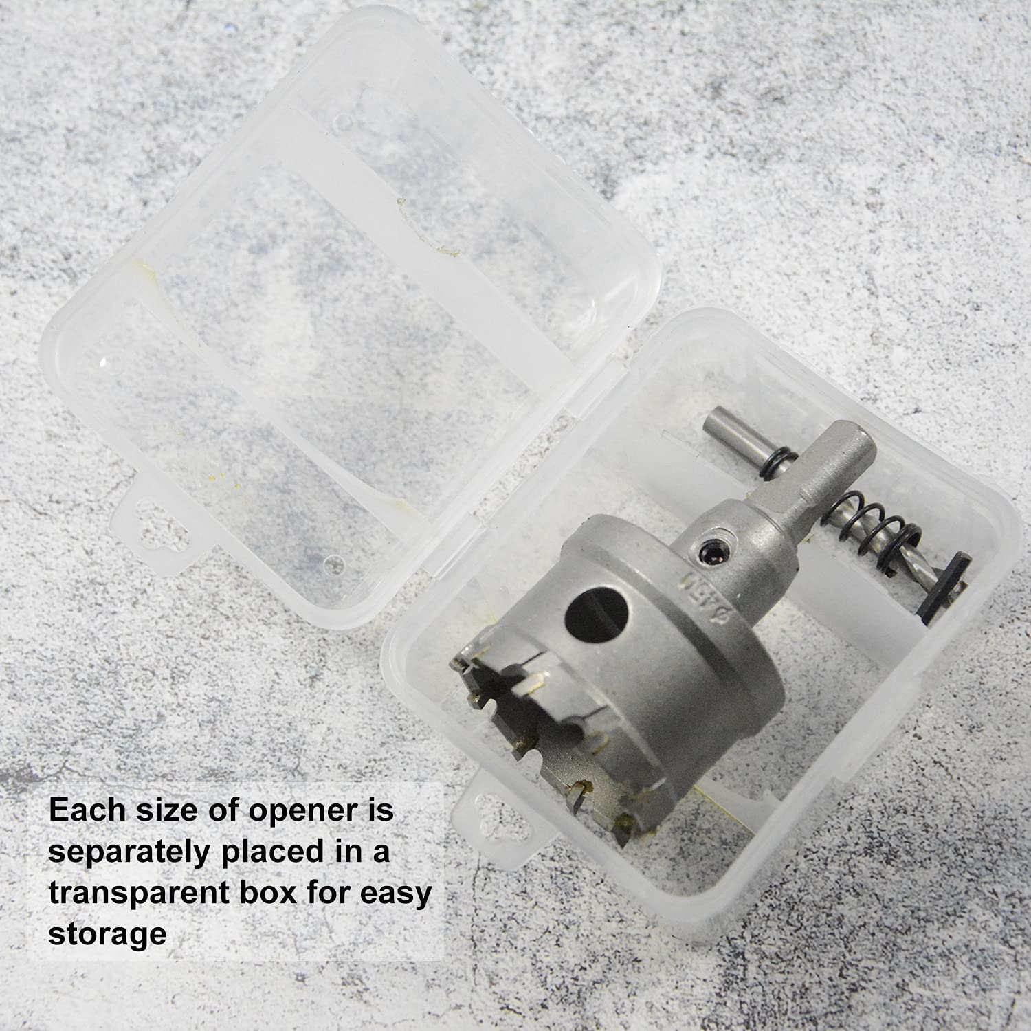 9 PCS Tungsten Carbide Tipped Hole Saw Set with 2 Pilot Drill Bit B319