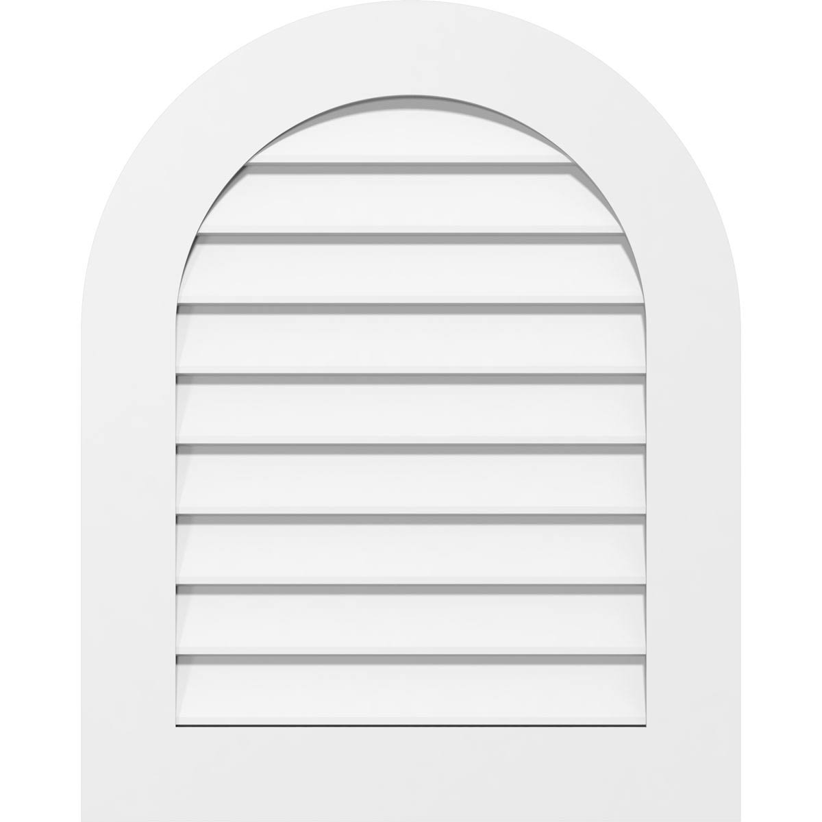 Round Top Surface Mount PVC Gable Vent M3485