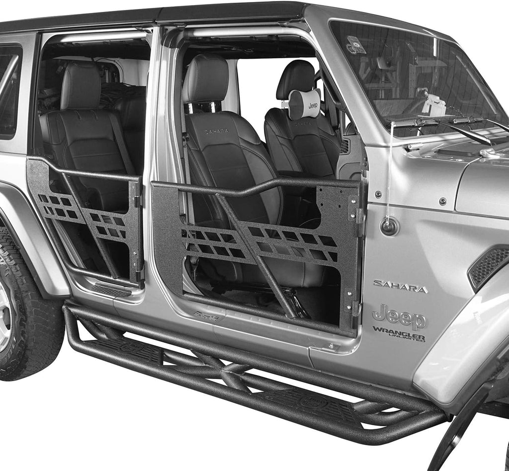 Steel Tube Summer Doors Front & Rear Kit for Jeep JL Wrangler & Gladiator JT 4-Door W650