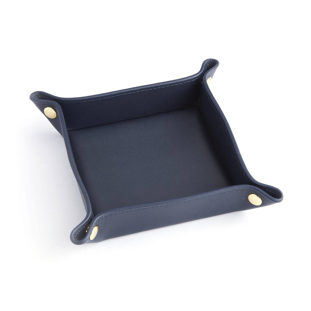 Orange Leather Valet Tray K858