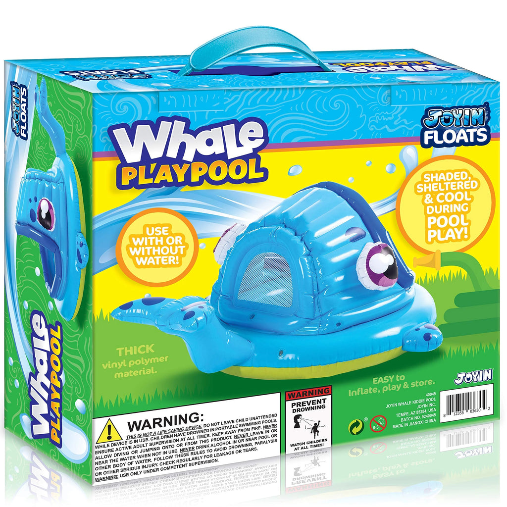 Whale Baby Pool Shade Beach Tent Kiddie Pool Play Tent W4883