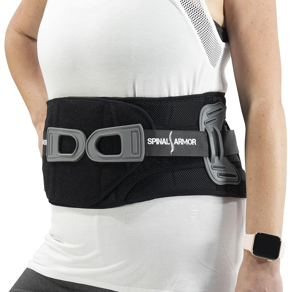 Breathable Adjustable Lumbar Support Back Brace B958202