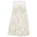 Cotton Fiber Mop Head, White, 24oz, 12/Carton J63638