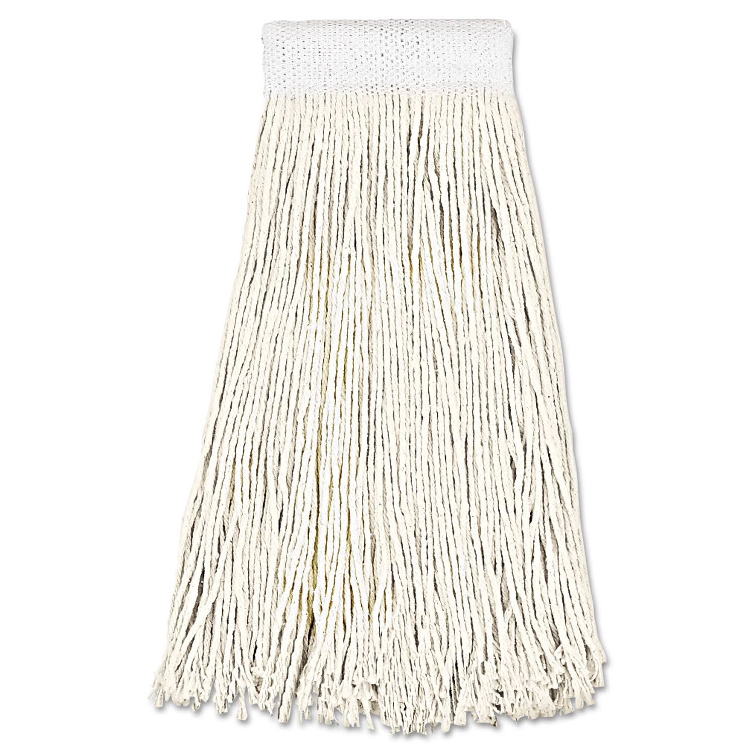 Cotton Fiber Mop Head, White, 24oz, 12/Carton J63638