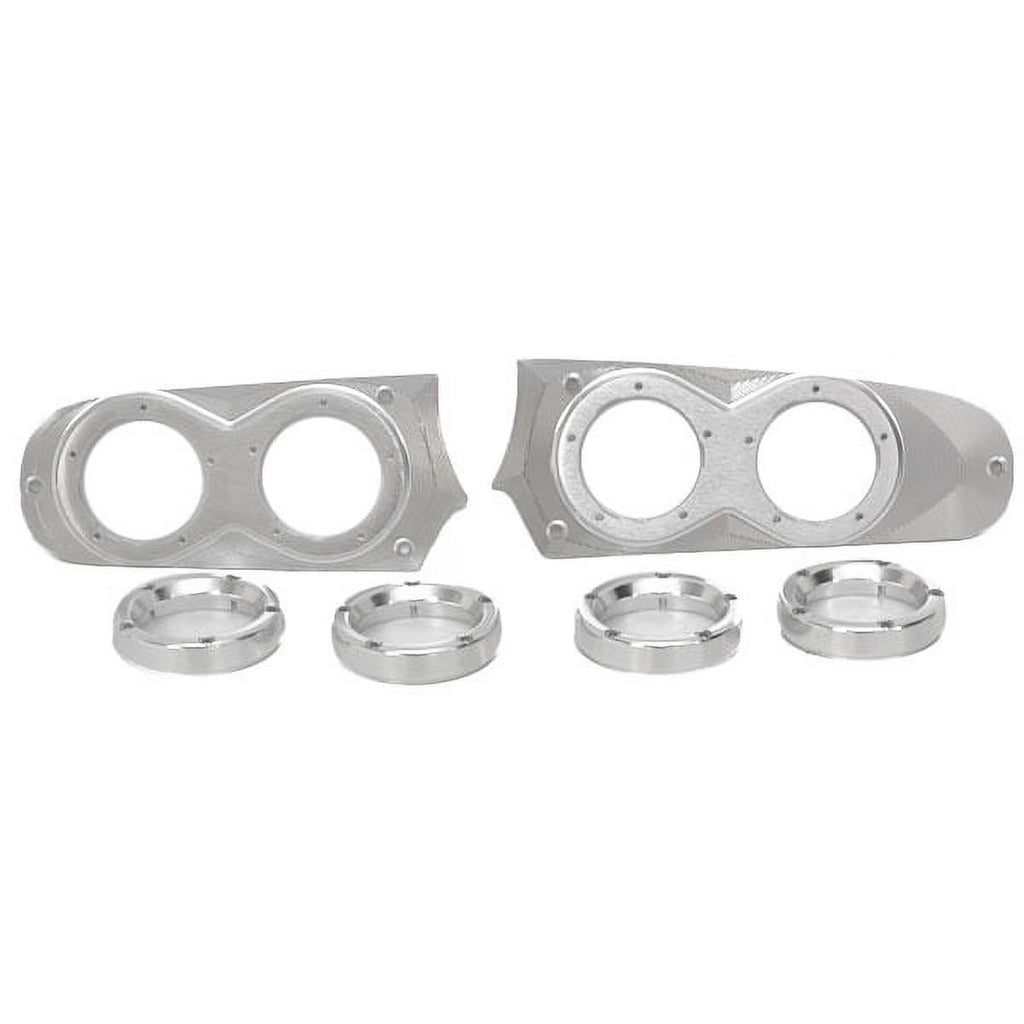 Aluminum Marine Boat Gauge Plates with Bezels Y6768