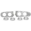 Aluminum Marine Boat Gauge Plates with Bezels Y6768