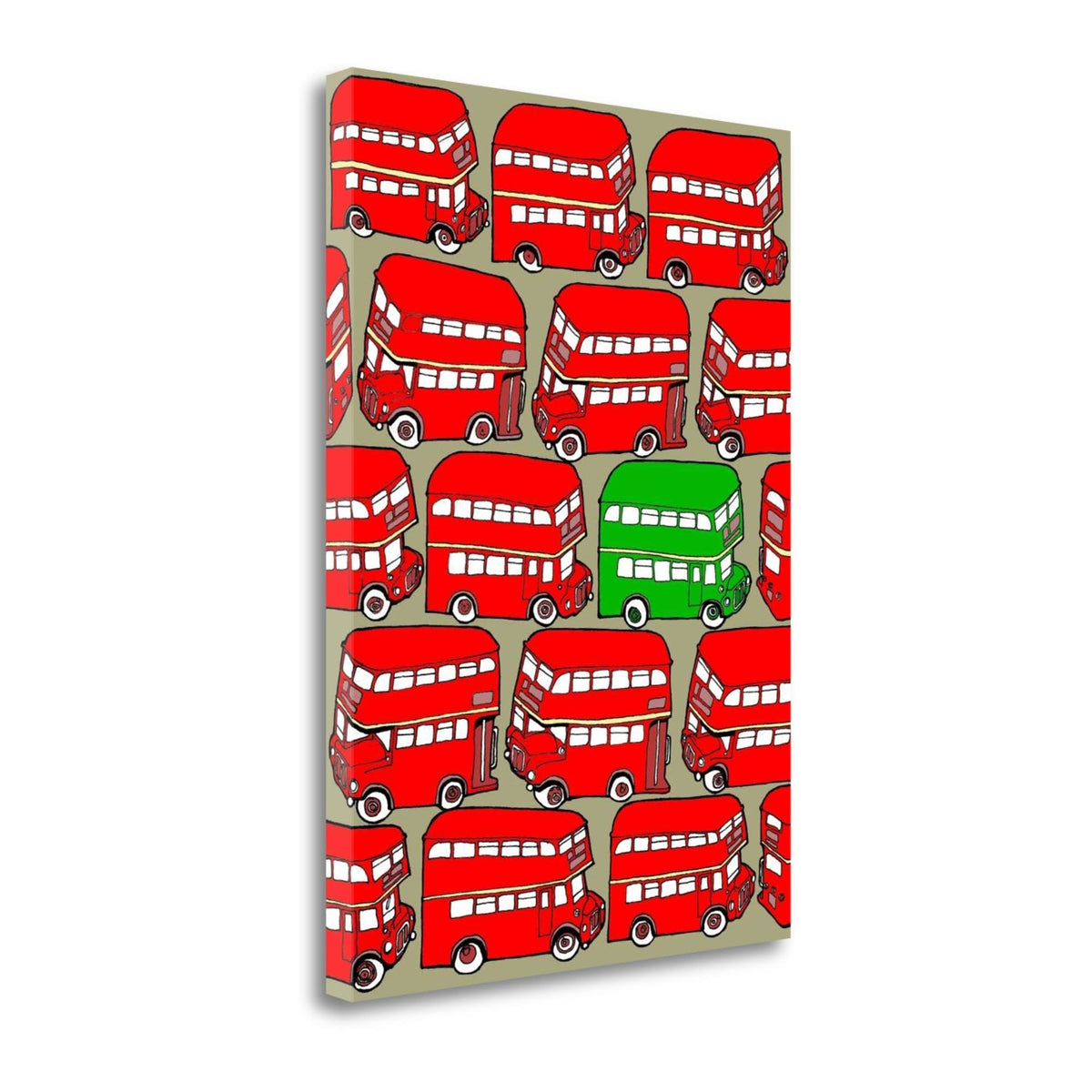 Green Double Decker Fine Art U656