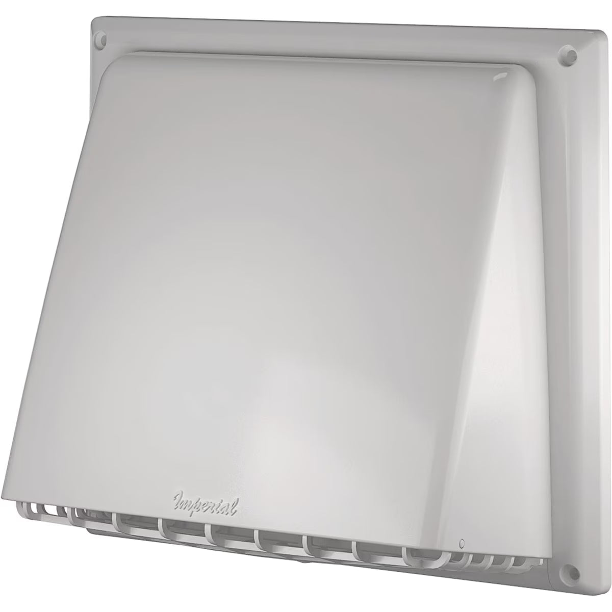 White Plastic Kitchen Wall Vent Cap U163910