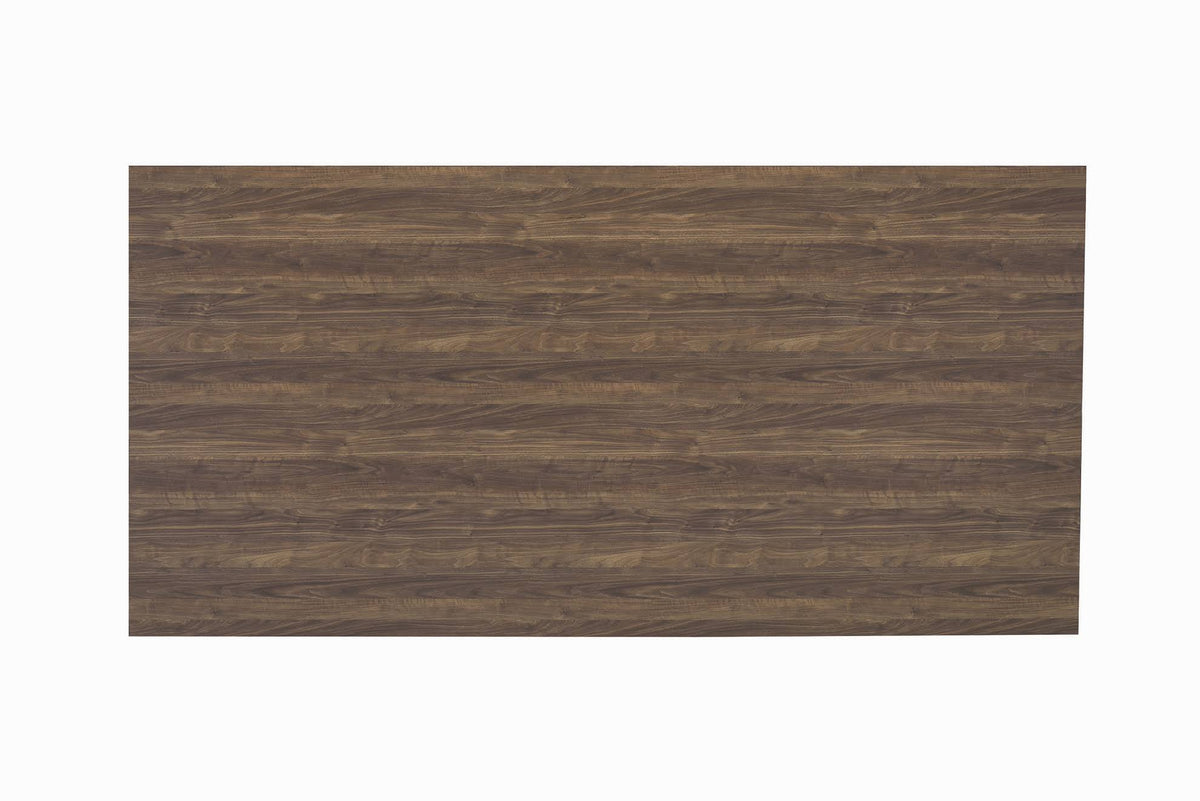 Industrial Aged Walnut and Black Bookcase U30258