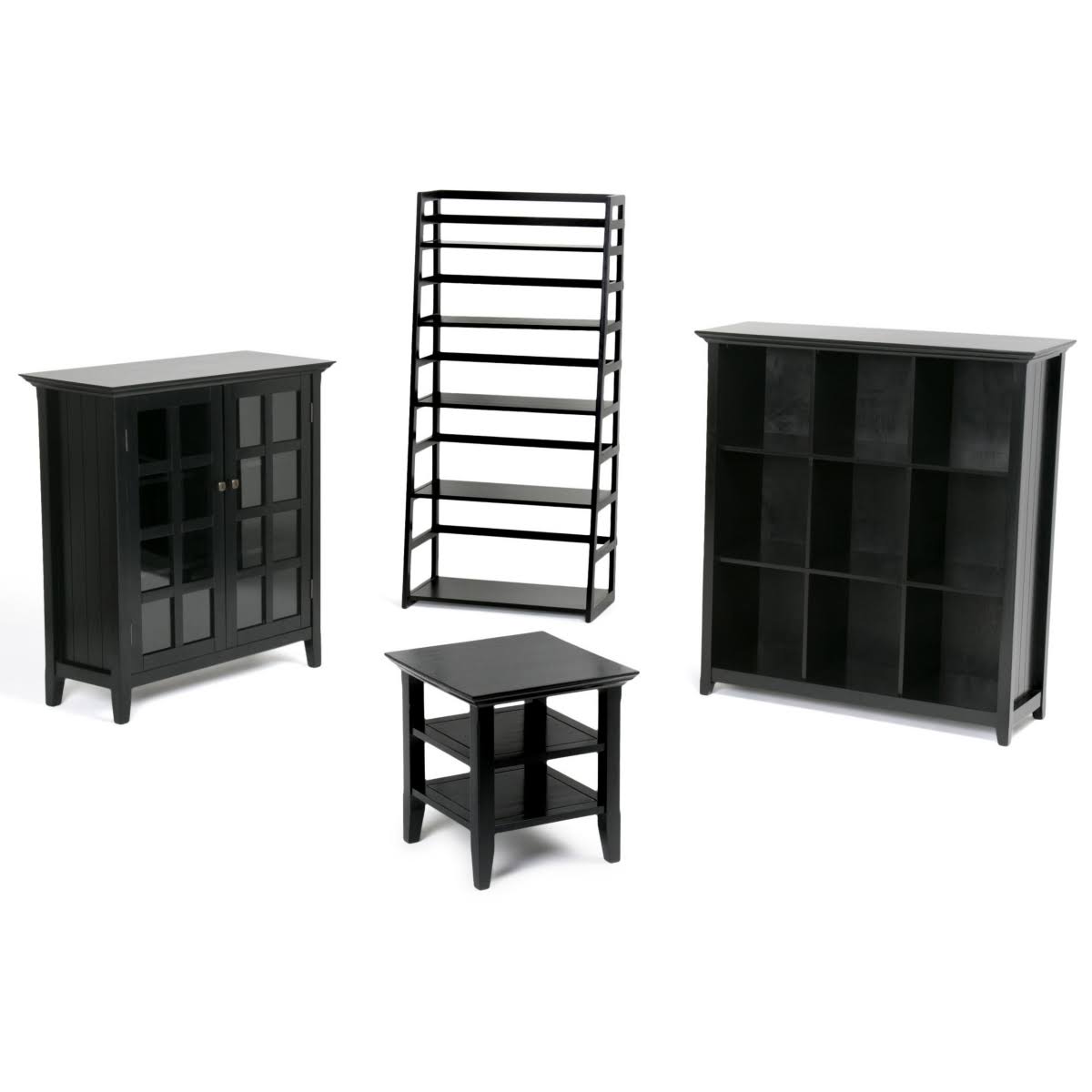 Black 9 Cube Bookcase E539610