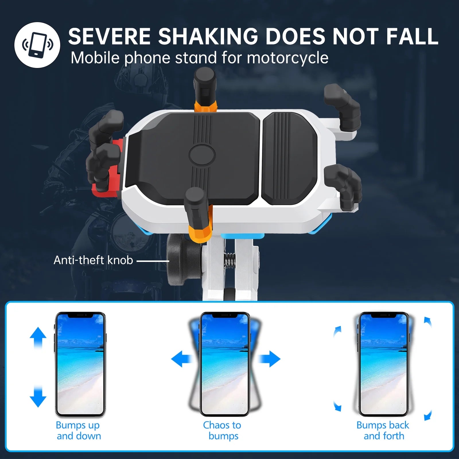 Motorcycle Phone Mount Holder U951