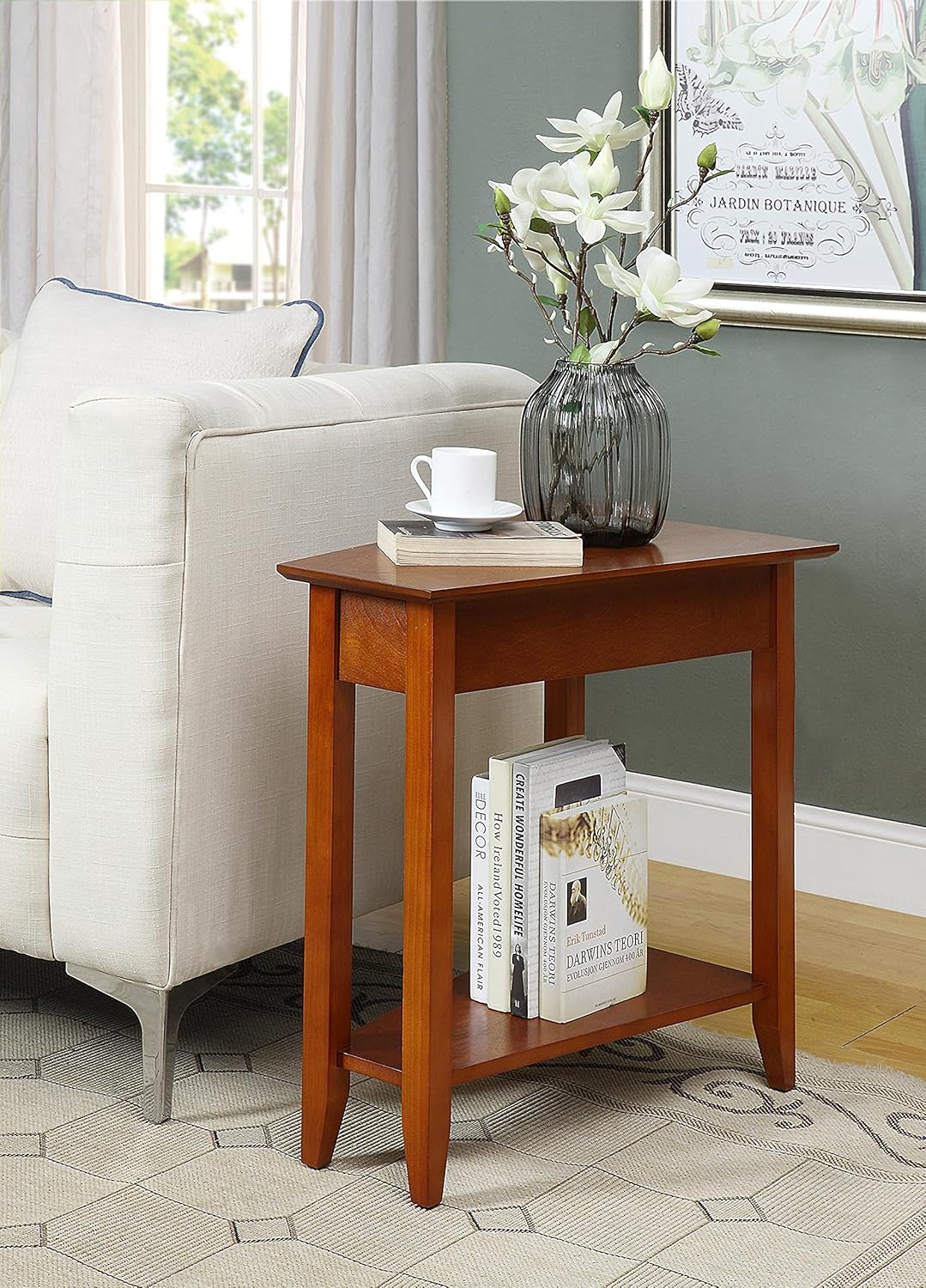 Gray Wedge End Table N31862