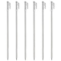 Heavy Duty Steel Tent Stakes Pegs with Hook and Hole Design P813529