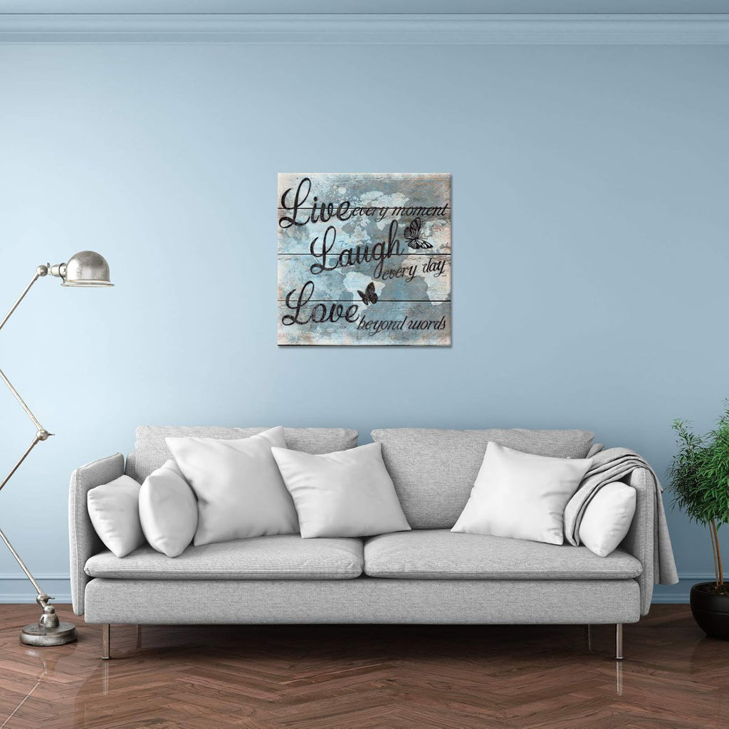 Butterfly Canvas Wall Art 24x24 Y96824