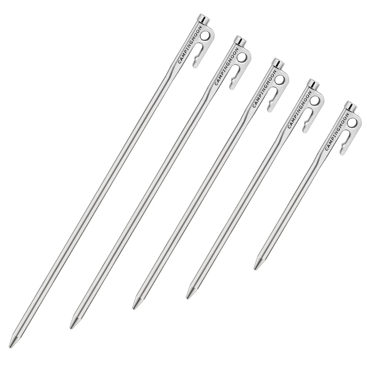 Heavy Duty Steel Tent Stakes Pegs with Hook and Hole Design P813529