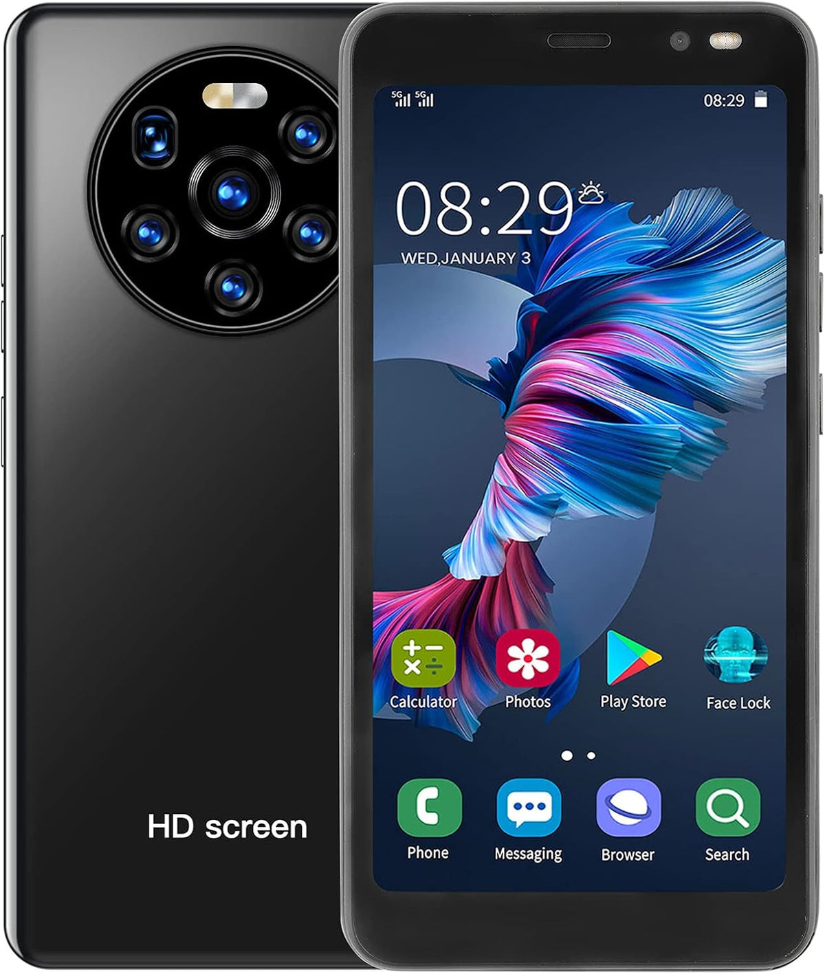 Unlocked Smartphone with Dual SIM Card 128GB Expandable Storage J3430