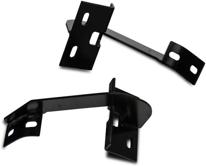 4-Inch Oval Straight End Side Step Bars; Gloss Black H183912