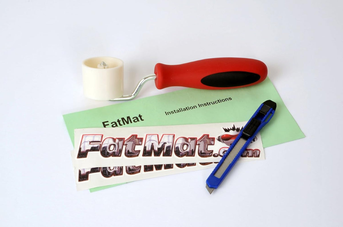 Self-Adhesive Sound Deadener Pack with Install Kit - 25 Sq Ft x 50 mil Thick Pack of 2 X821