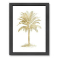 Gold on White Framed Graphic Art H561