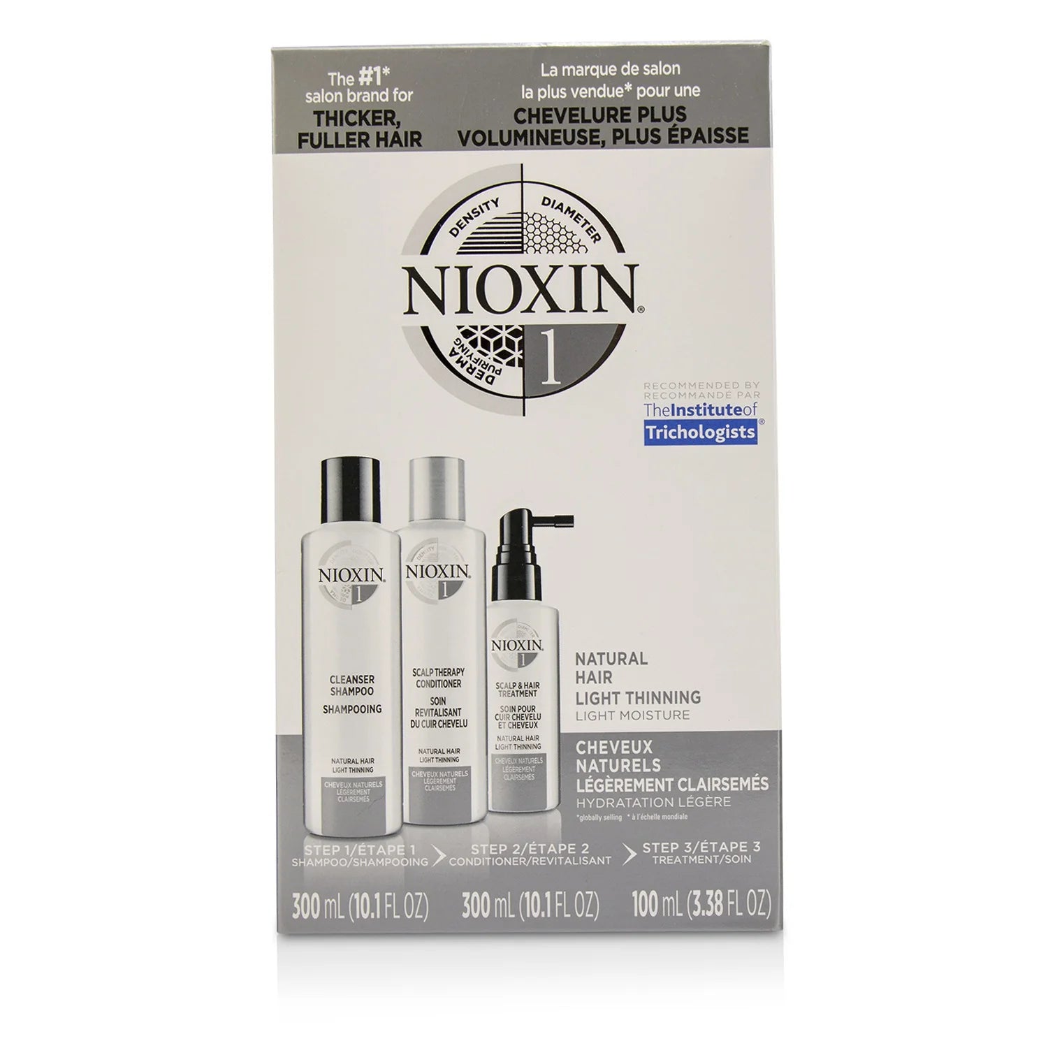 3pcs Care System Kit for Natural Hair Z897