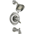 Victorian Tub and Shower Trim Stainless Q8407