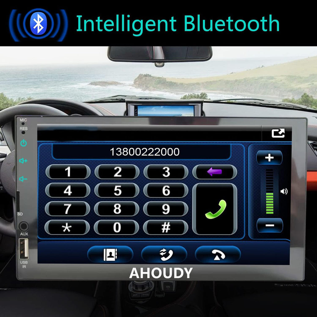 7inch Double Din Touchscreen Car Stereo with Bluetooth X592488