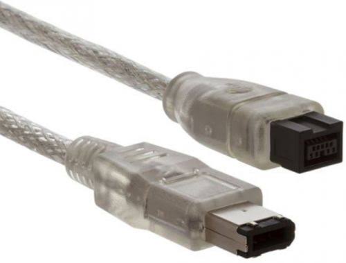 IEEE 1394 Firewire 800 to Firewire 400 Cable, 9 Pin/6 Pin Male / Male - 15 ft Y24769