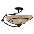 Blackened Bronze Semi-Flush Mount Light Q33357