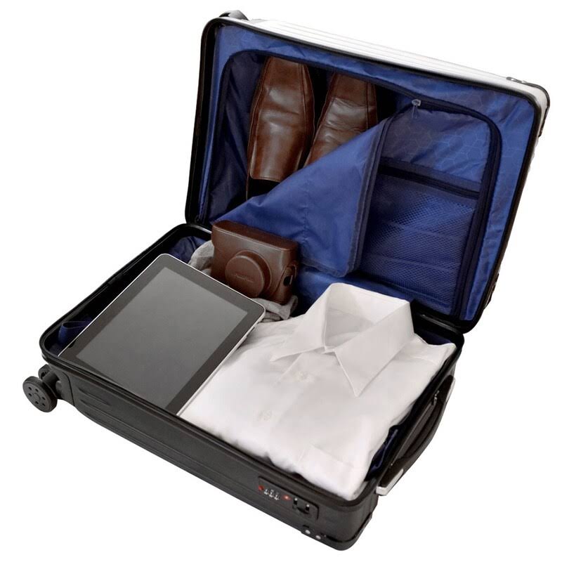 White 2-Toned 21x22 Carry-On Hardcase P3798