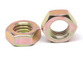 #4-40 x 3/16 x 1/16 Coarse Thread Hex Machine Screw Nut Low Carbon Steel Yellow Zinc Plated M551