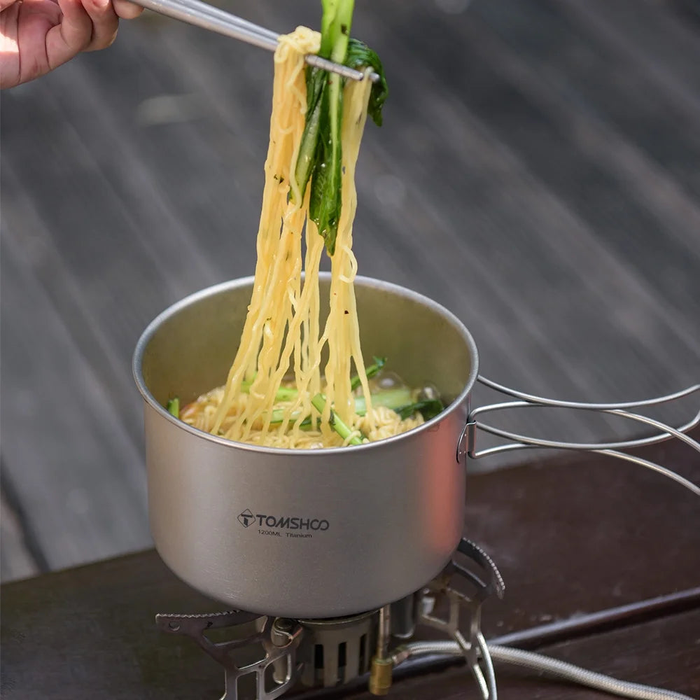 Titanium Pot and Plate Set with Frying Pan I64020