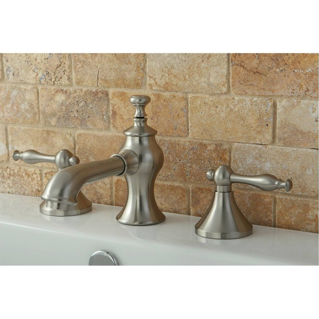 Brushed Nickel Widespread Bathroom Faucet G93884