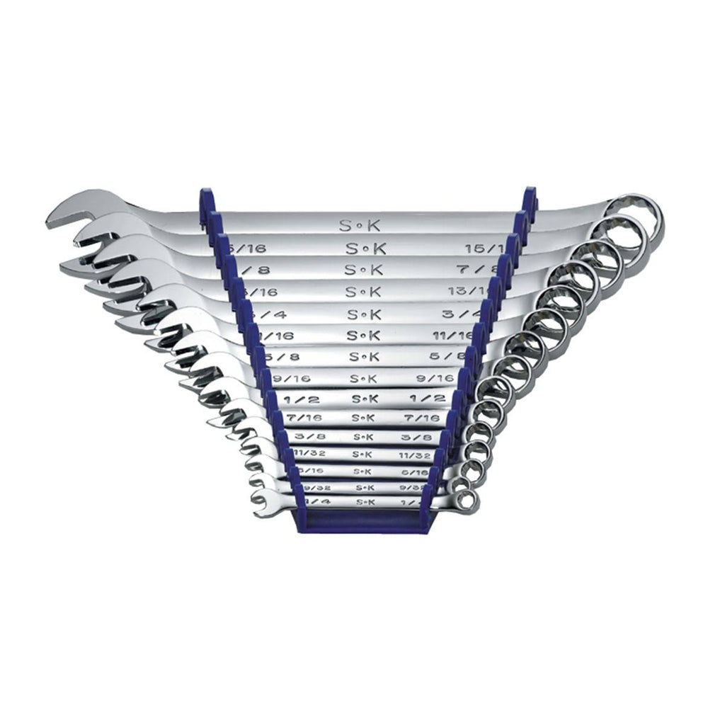 15 Piece Fractional Combination Wrench Set Y96352