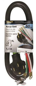 Black 50A 6/2-8/1 X4ft Cord Range L2729