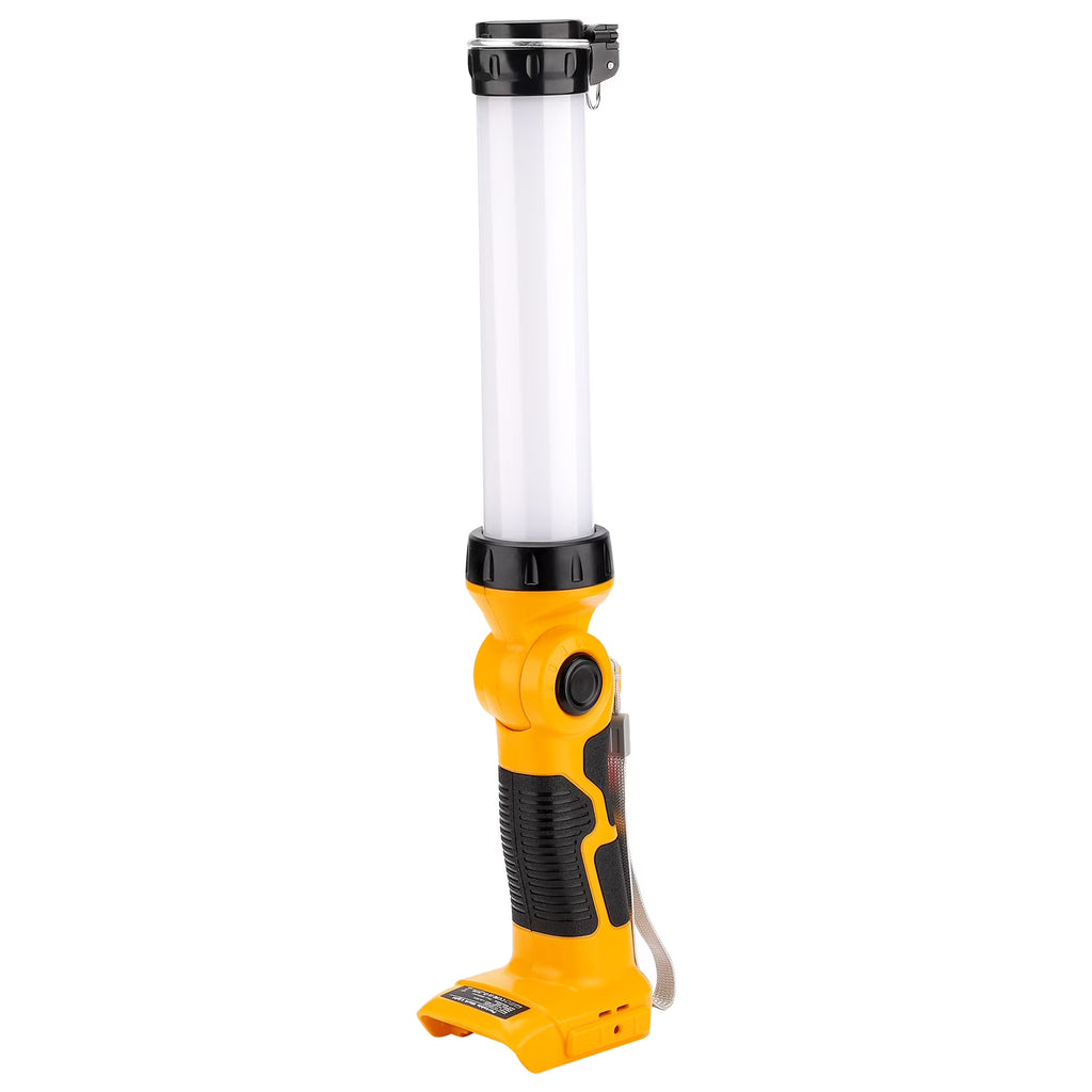 360° Outdoor Camping Lantern with Hooks, 26W 2000LM, for Dewalt 20V Li-ion Battery Q3193